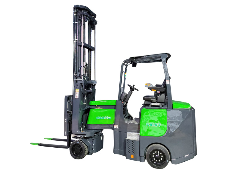 How to operate a articulated forklift 